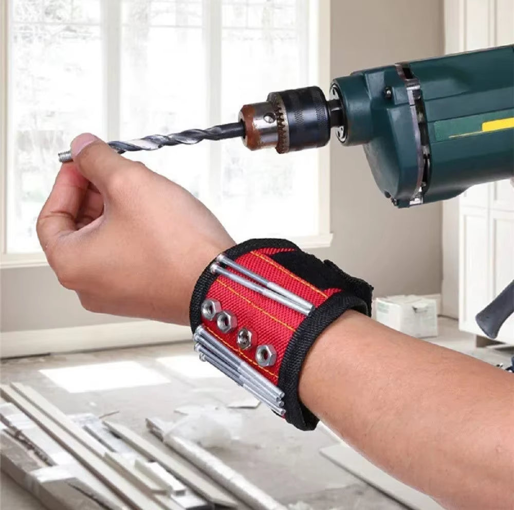 Revolutionary Magnetic Wrist Tool Bag: Your Ultimate Organizer for Screws, Nails, and More!