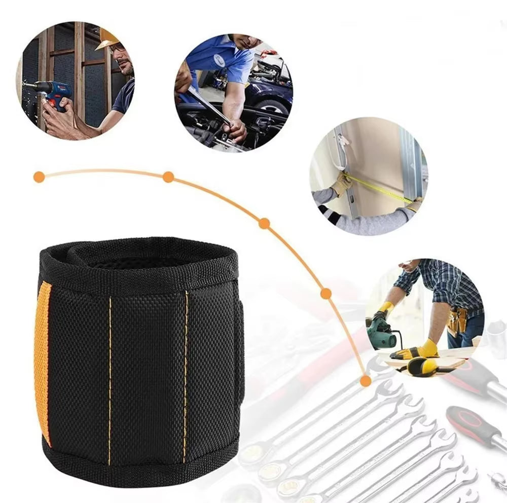 Revolutionary Magnetic Wrist Tool Bag: Your Ultimate Organizer for Screws, Nails, and More!