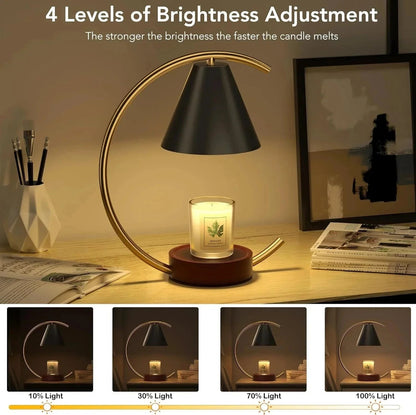 Elevate Your Home Fragrance Experience with the Dimmable Candle Warmer Lamp – Safe, Stylish, and Flame-Free